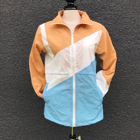 SOLD UO Austen Colourblock Windbreaker Jacket - Picture 3 of 16